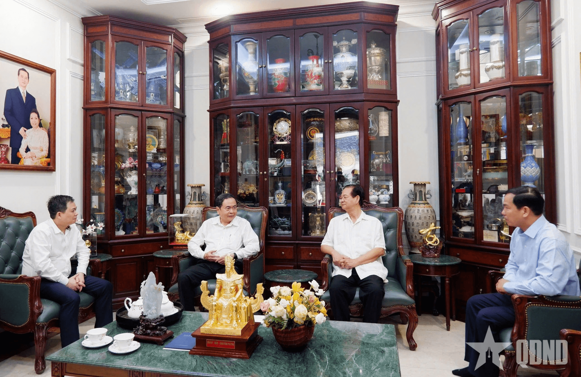 Chủ tịch Quốc hội Trần Thanh Mẫn thăm, chúc Tết nguyên lãnh đạo Đảng, Nhà nước
