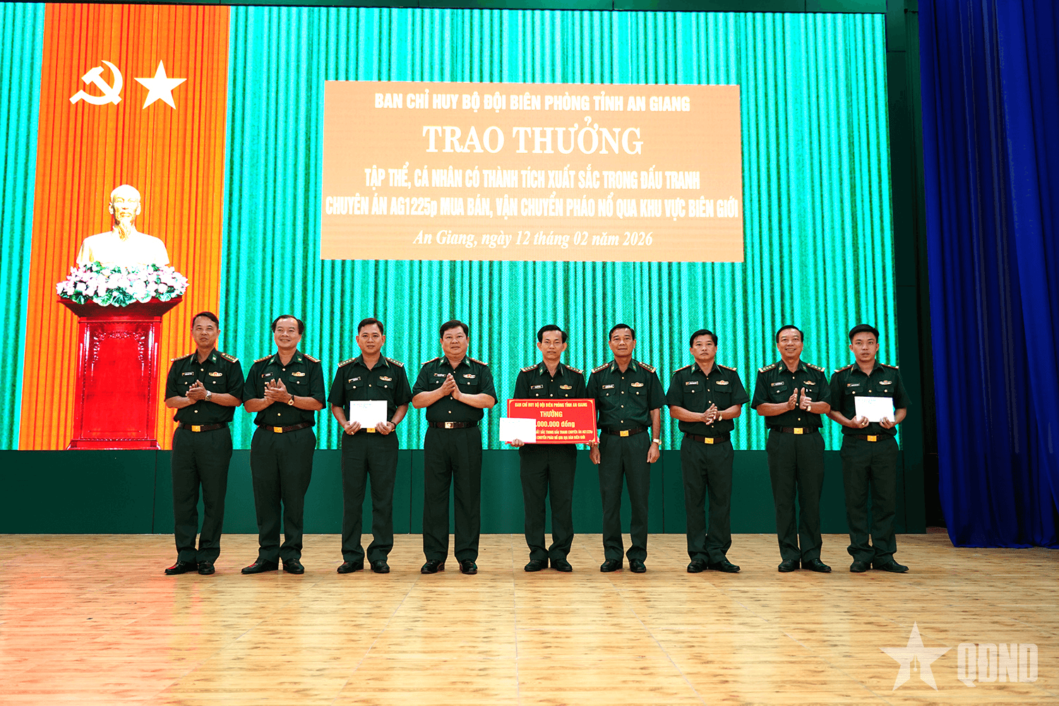 Ban chỉ huy Bộ đội Biên phòng tỉnh An Giang: Khen thưởng nóng chuyên án AG1225p