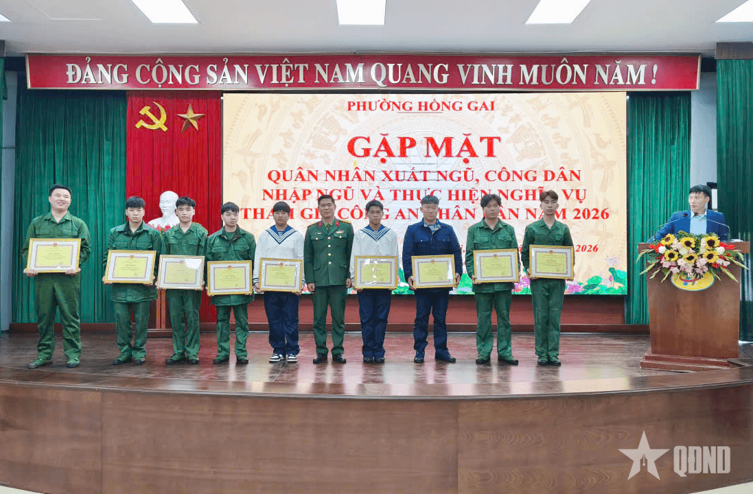 Gặp mặt quân nhân xuất ngũ, công dân nhập ngũ năm 2026