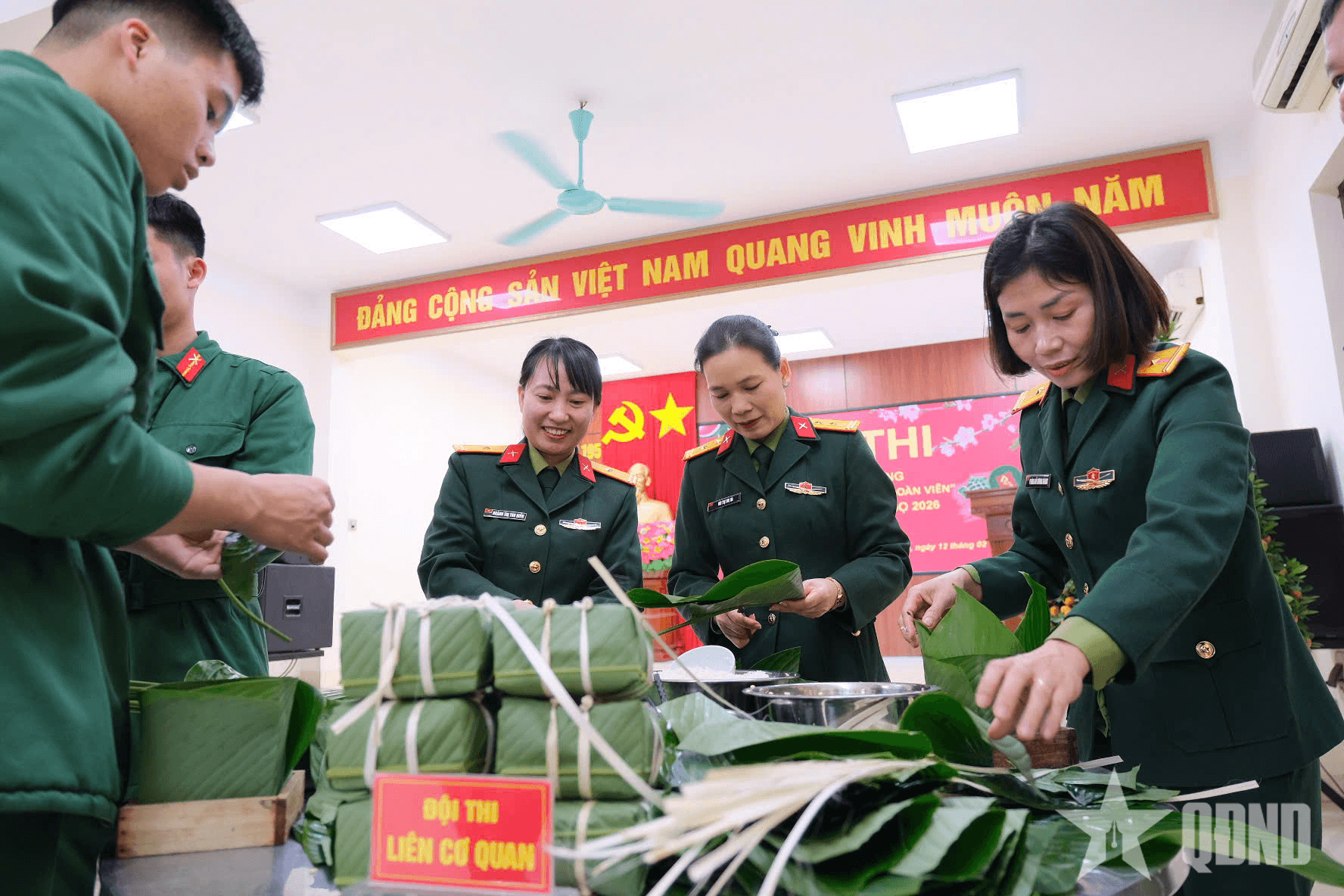 Rộn ràng Hội thi Bánh chưng xanh - Tết đoàn viên