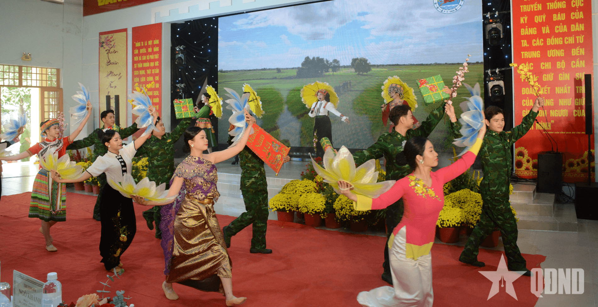 Xuân về trên chốt biên giới Tây Ninh