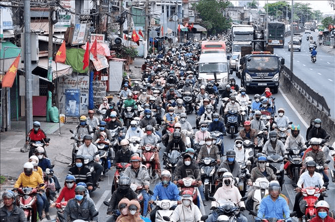 Giao thông cửa ngõ Thành phố Hồ Chí Minh tăng cao ngày cuối kỳ nghỉ Tết
