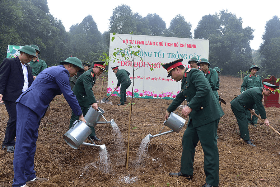 Bộ tư lệnh Lăng Chủ tịch Hồ Chí Minh phát động Tết trồng cây Xuân Bính Ngọ 2026