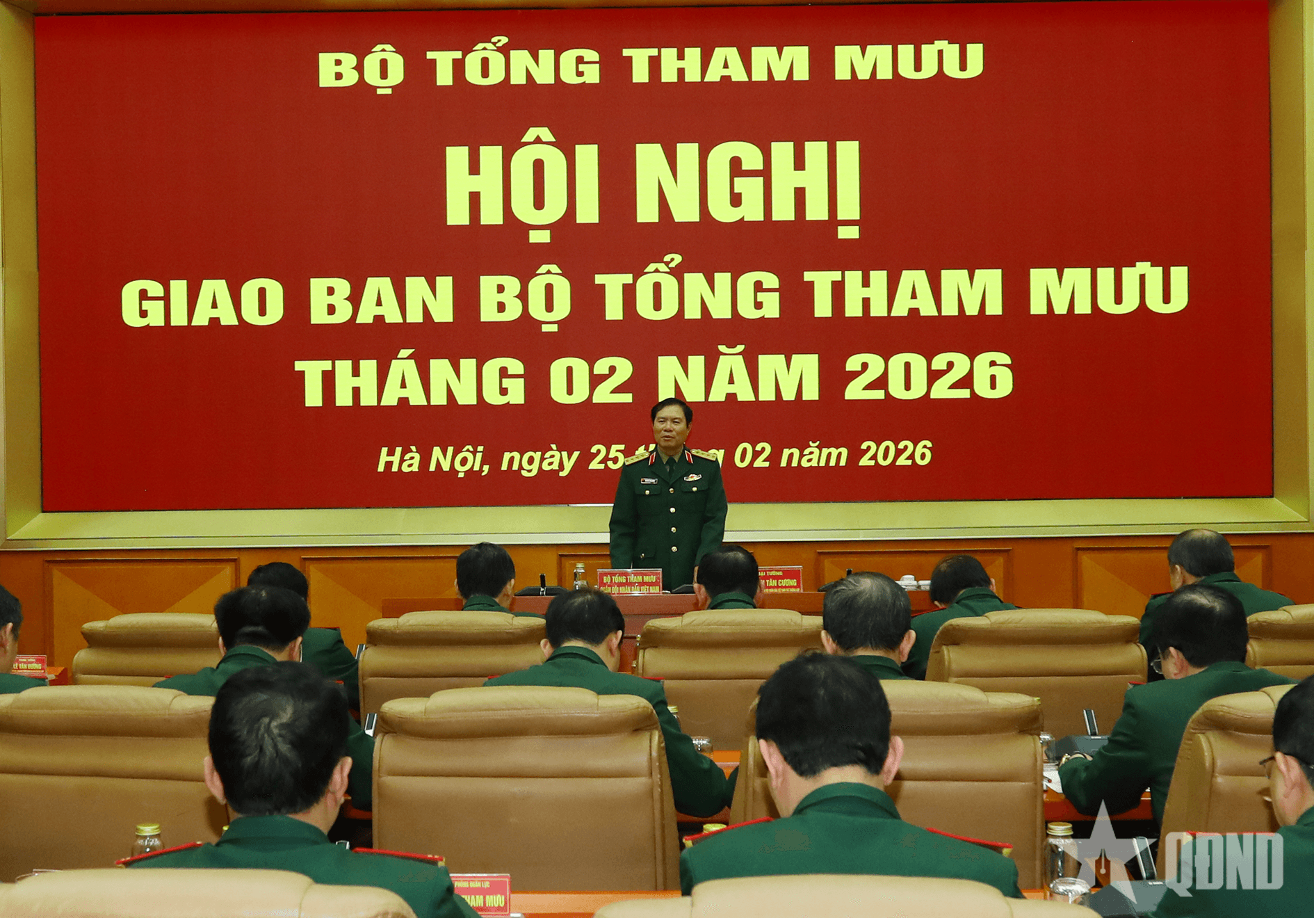 Bộ Tổng Tham mưu chỉ đạo toàn quân hoàn thành tốt các nhiệm vụ, xử lý hiệu quả các tình huống