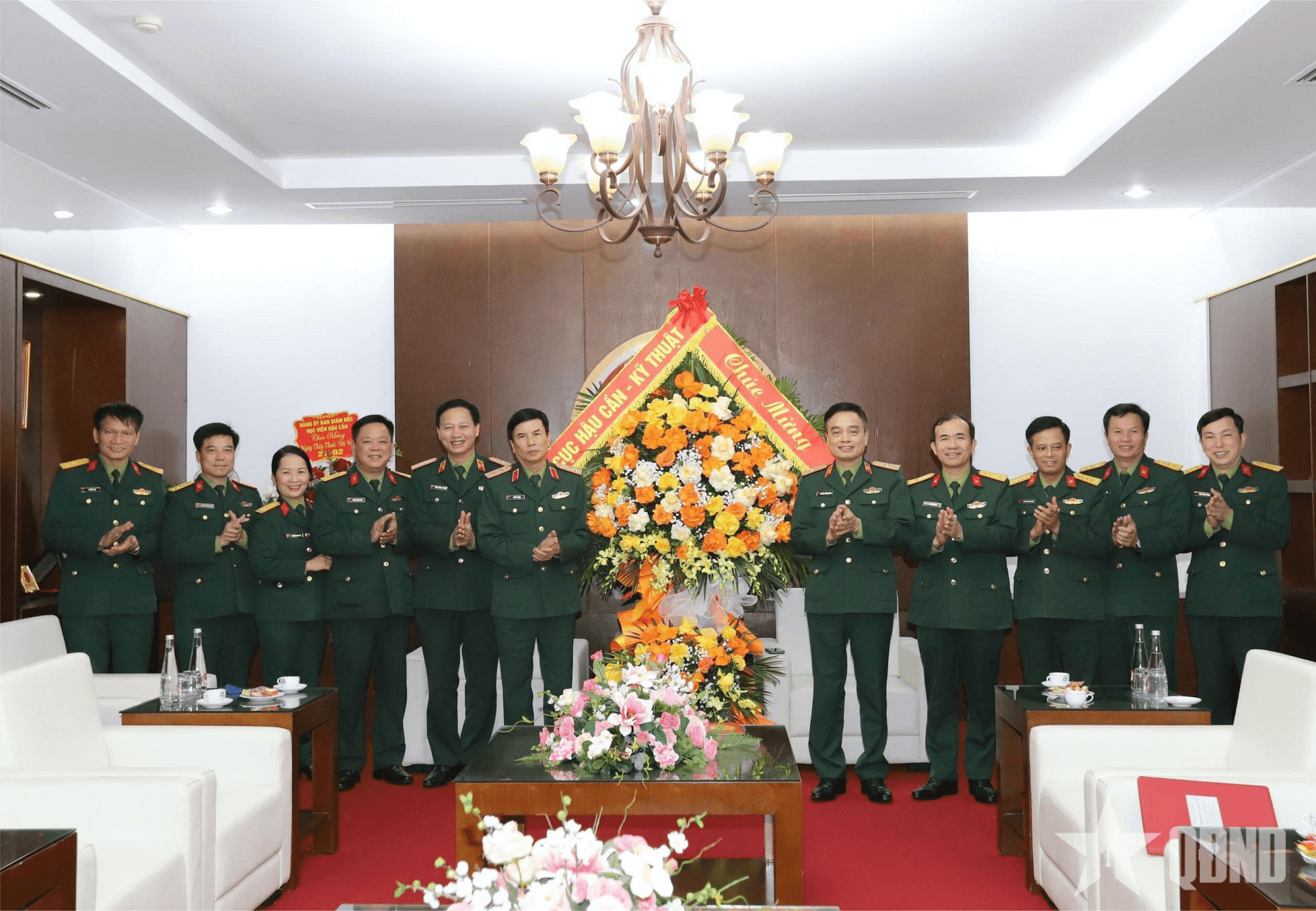 Lãnh đạo Tổng cục Hậu cần - Kỹ thuật chúc mừng các đơn vị nhân Ngày Thầy thuốc Việt Nam