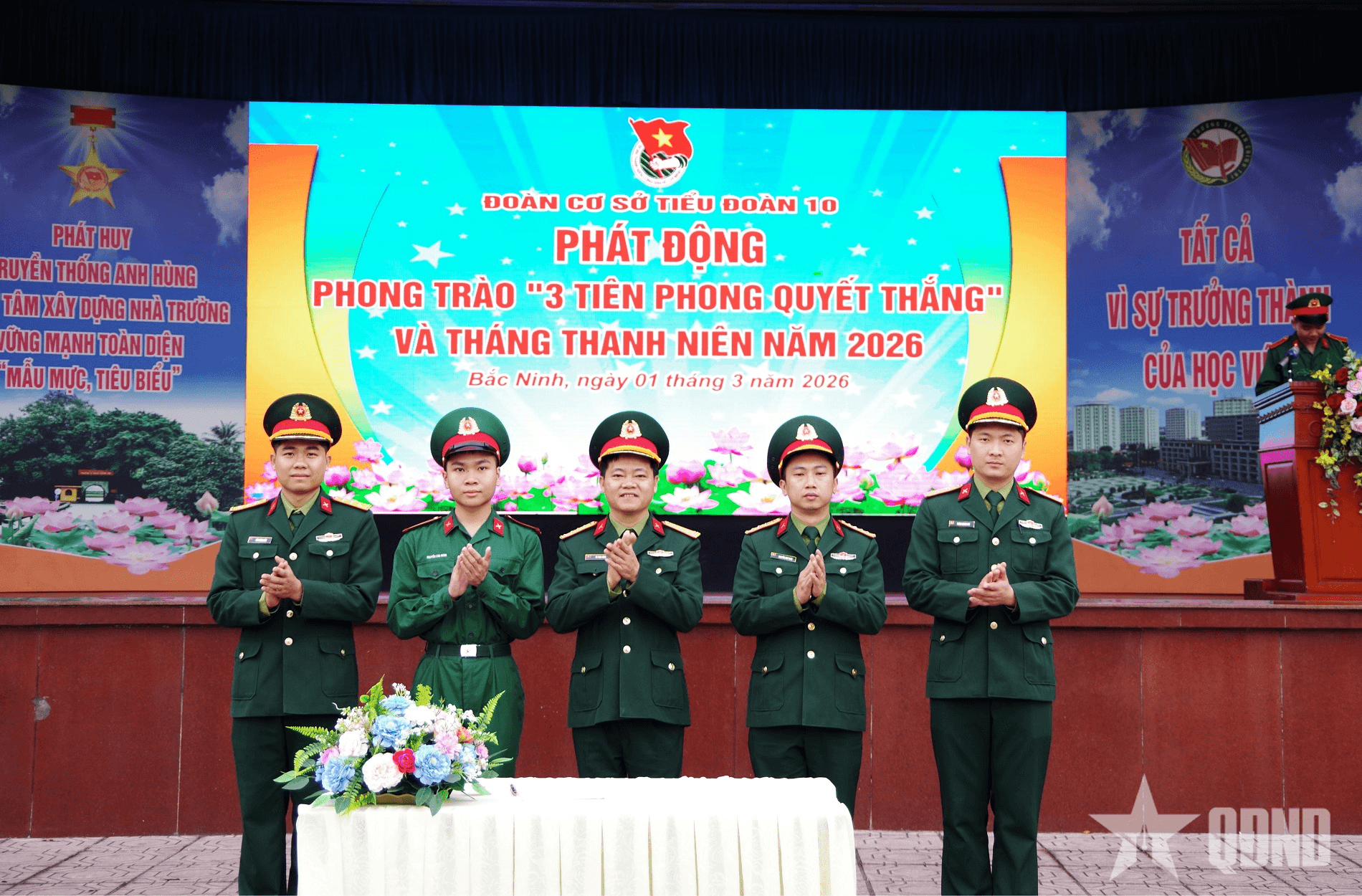 Tuổi trẻ Trường Sĩ quan Chính trị với “3 tiên phong quyết thắng”