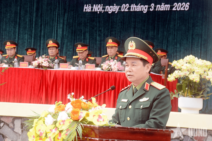 Thượng tướng Đỗ Xuân Tụng dự Lễ ra quân huấn luyện tại Lữ đoàn K3, Tổng cục II