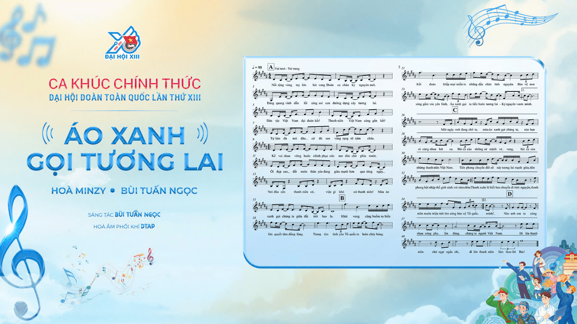 "Áo xanh gọi tương lai" - Ca khúc chính thức của Đại hội Đoàn toàn quốc lần thứ XIII