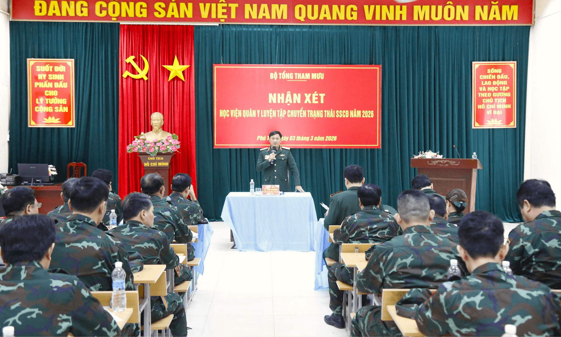 Học viện Quân y hoàn thành tốt nhiệm vụ luyện tập chuyển trạng thái sẵn sàng chiến đấu năm 2026