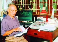 Nhà giáo và "gia tài" 500 bài báo văn hóa quân sự