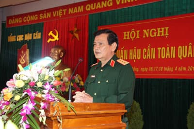 Một số hình ảnh Hội nghị tập huấn công tác hậu cần toàn quân năm 2013