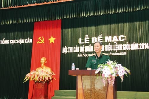 Hình ảnh hội thi cán bộ huấn luyện điều lệnh giỏi năm 2014