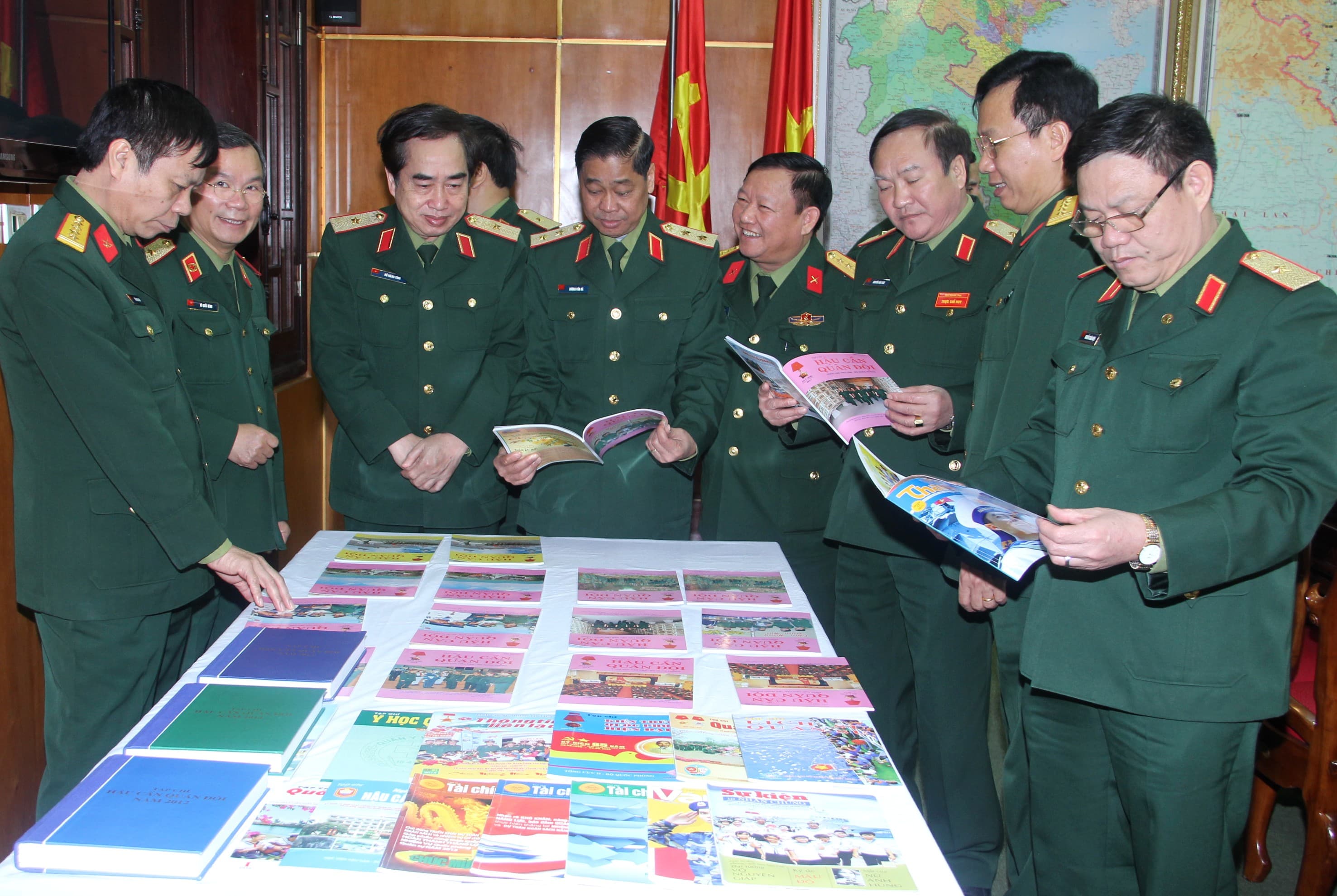 Một số hình ảnh hoạt động của Tổng cục Hậu cần