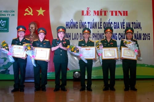 Một số hình ảnh ATVSLĐ-PCCN ở các đơn vị phía Nam - TCHC