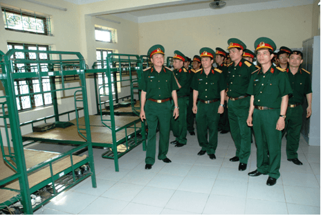 Chuẩn bị tốt hội thi "Doanh trại chính quy, xanh, sạch, đẹp" Trung đoàn Bộ binh đủ quân năm 2015