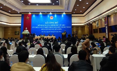 ĐỂ DÂN TÂM HUYẾT XÂY DỰNG LUẬT